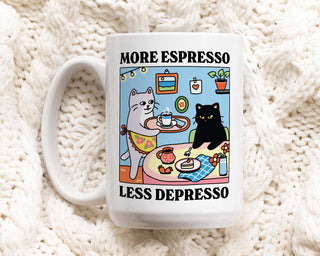 'More Espresso' Cat Mug
